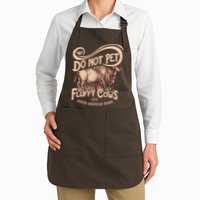 Vintage Do Not Pet The Fluffy Cows Apron