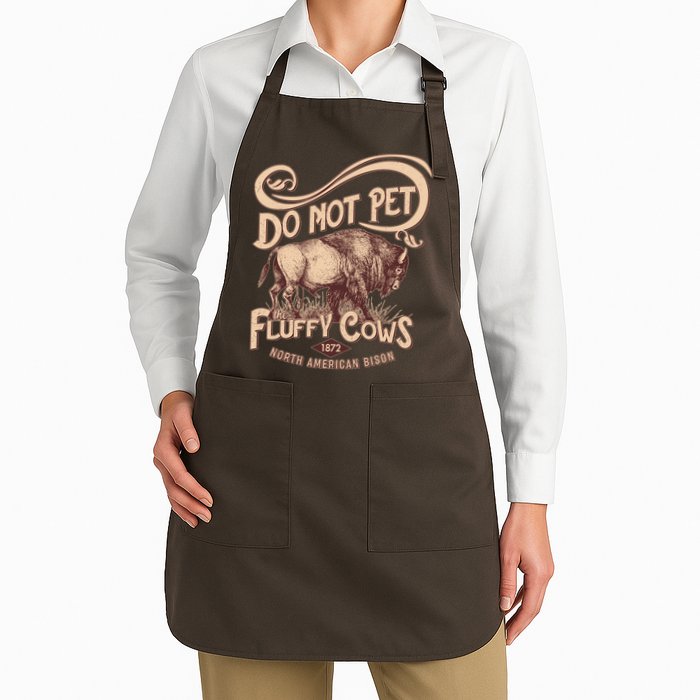 Vintage Do Not Pet The Fluffy Cows Apron
