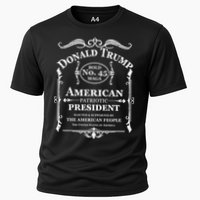 Vintage Donald Trump No 45 Bold MAGA Whisky Label  Performance Shirt