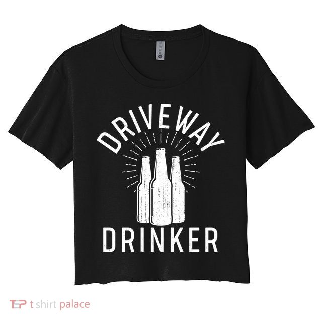 Vintage Driveway Drinker Crop Top