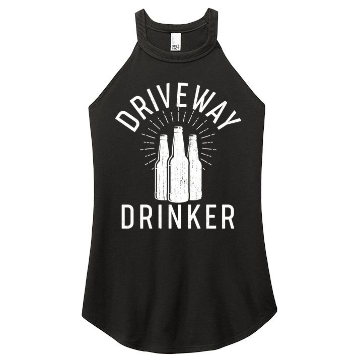 Vintage Driveway Drinker Women's Perfect Tri Rocker Tank