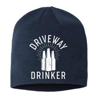 Vintage Driveway Drinker Sustainable Beanie