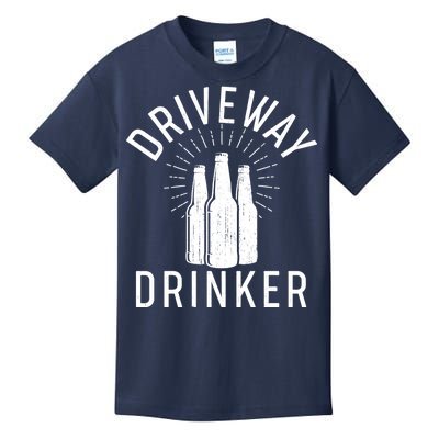 Vintage Driveway Drinker Kids T-Shirt