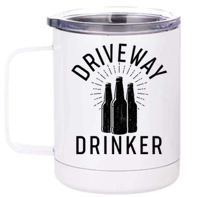 Vintage Driveway Drinker 12 oz Stainless Steel Tumbler Cup