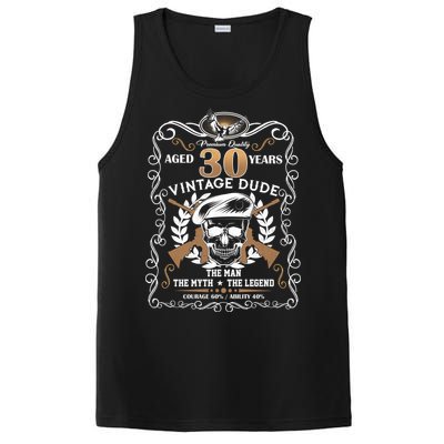 Vintage Dude Aged 30 Years Man Myth Legend 30th Birthday  PosiCharge Competitor Tank