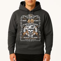 Vintage Dude Aged 40 Years Man Myth Legend 40th Birthday  Hoodie