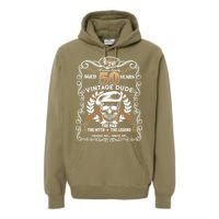 Vintage Dude Aged 50 Years Man Myth Legend 50th Birthday Premium Hoodie