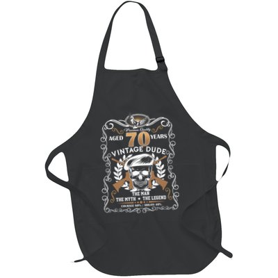 Vintage Dude Aged 70 Years Man Myth Legend 70th Birthday  Apron