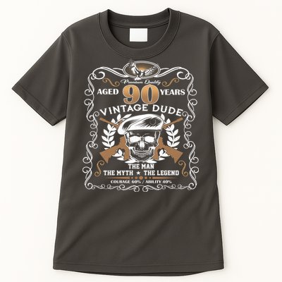 Vintage Dude Aged 90 Years Man Myth Legend 90th Birthday  Tall T-Shirt