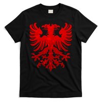 Vintage Eagle Albanian Flag T-Shirt
