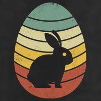 Vintage Easter Bunny Egg Trucker Hat