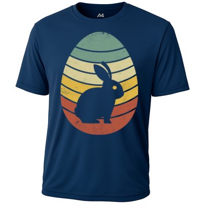 Vintage Easter Bunny Egg Performance Shirt