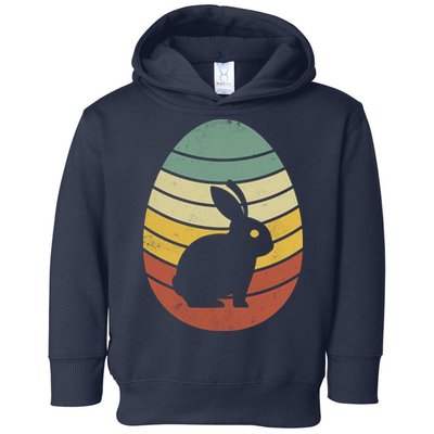 Vintage Easter Bunny Egg Toddler Hoodie