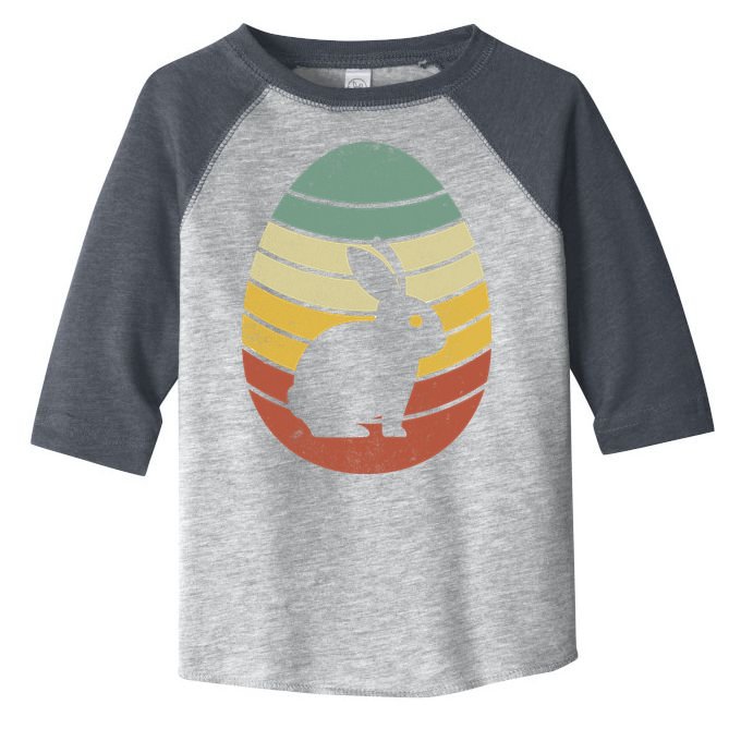Vintage Easter Bunny Egg Toddler Fine Jersey T-Shirt