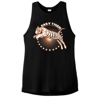 Vintage Easy Tiger Ladies PosiCharge Tri-Blend Wicking Tank