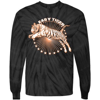 Vintage Easy Tiger Tie-Dye Long Sleeve Shirt
