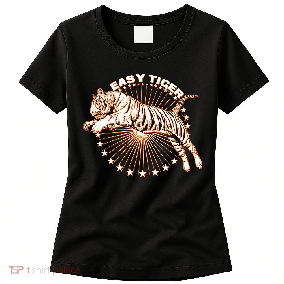 Vintage Easy Tiger Womens T-Shirt