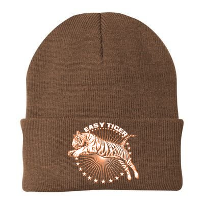 Vintage Easy Tiger Knit Cap Winter Beanie