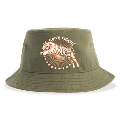 Vintage Easy Tiger Sustainable Bucket Hat