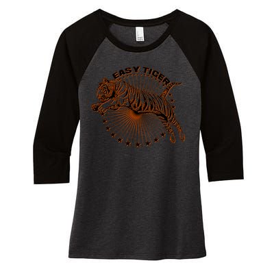 Vintage Easy Tiger Women's Tri-Blend 3/4-Sleeve Raglan Shirt