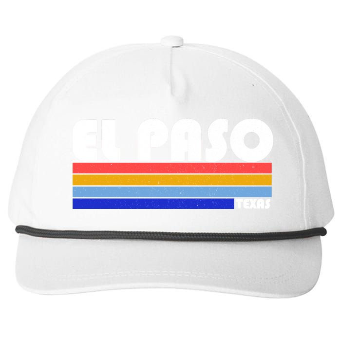 Vintage El Paso Texas  Snapback Five-Panel Rope Hat