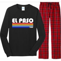 Vintage El Paso Texas  Long Sleeve Pajama Set