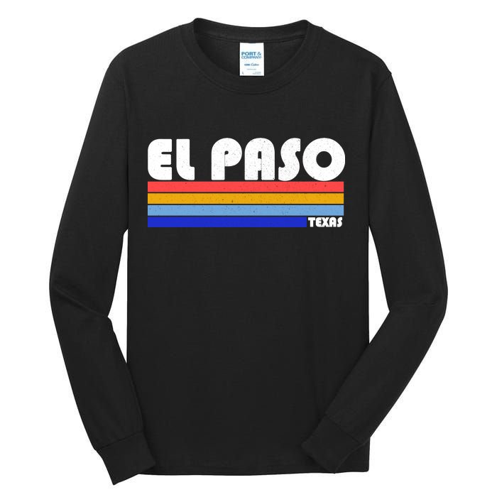 Vintage El Paso Texas  Tall Long Sleeve T-Shirt