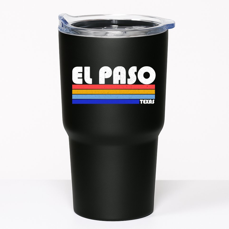Vintage El Paso Texas  Tumbler
