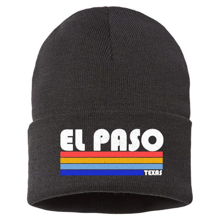 Vintage El Paso Texas  Sustainable Knit Beanie