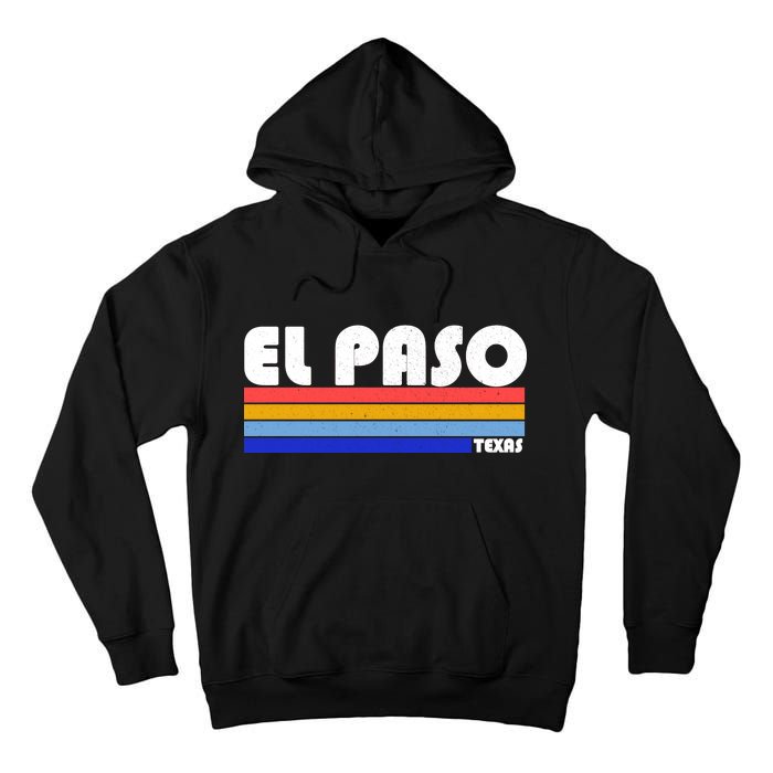 Vintage El Paso Texas  Tall Hoodie