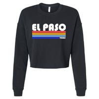 Vintage El Paso Texas  Cropped Pullover Crew