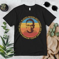Vintage Emblem Ruth Bader Ginsburg Quote Women Belongs in All Place Premium T-Shirt