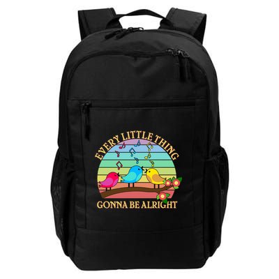  Vintage Every Little Thing Is Gonna Be Alright Birds Backpack