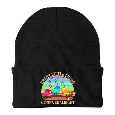  Vintage Every Little Thing Is Gonna Be Alright Birds Beanie
