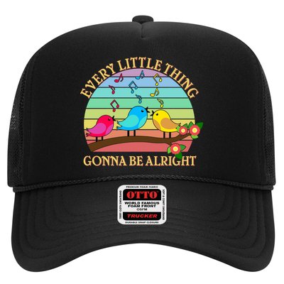  Vintage Every Little Thing Is Gonna Be Alright Birds Trucker Hat