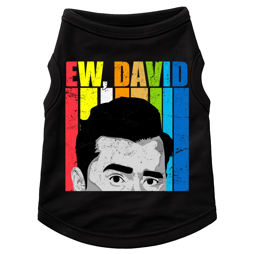 Vintage Ew David Funny Doggie Tank