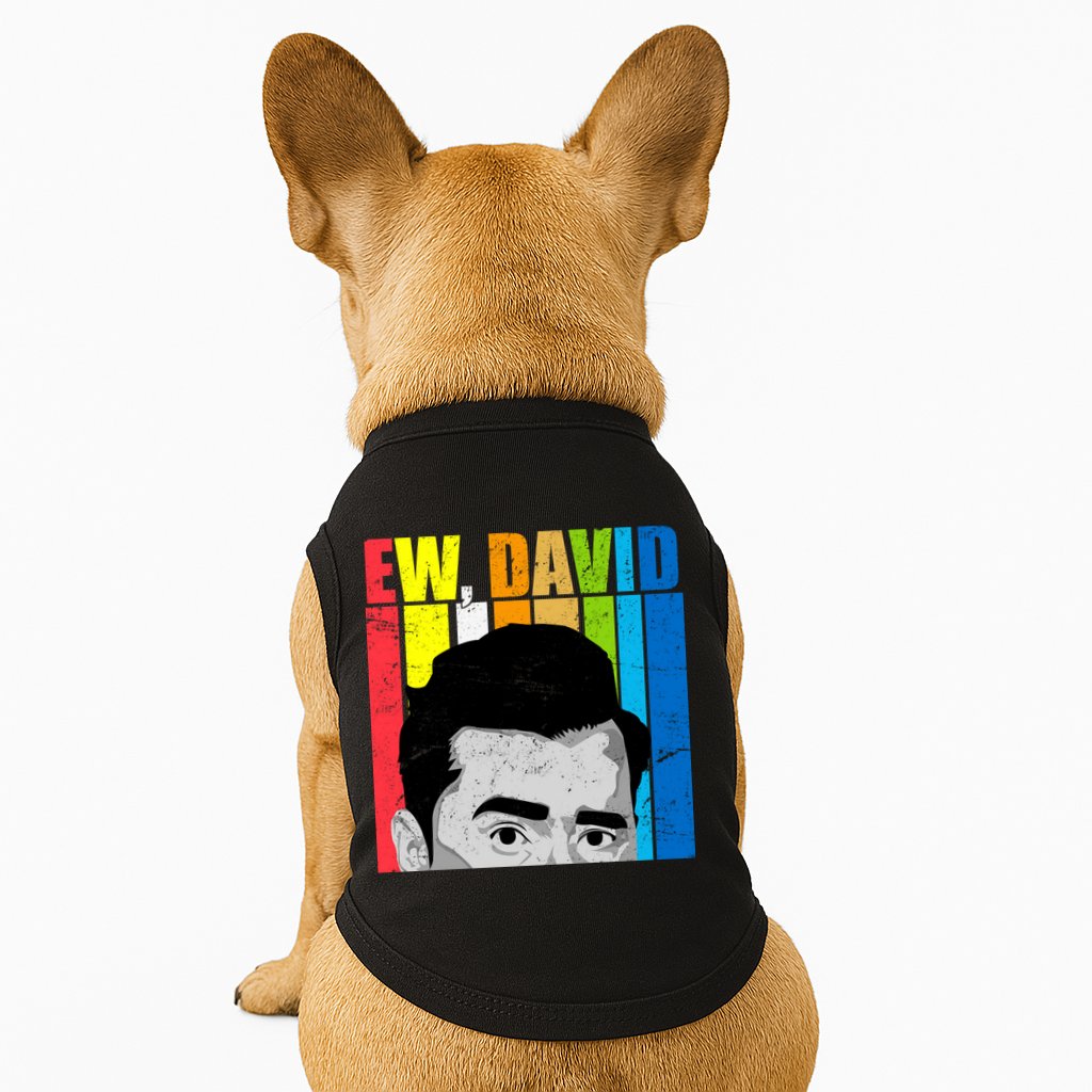 Vintage Ew David Funny Doggie Tank