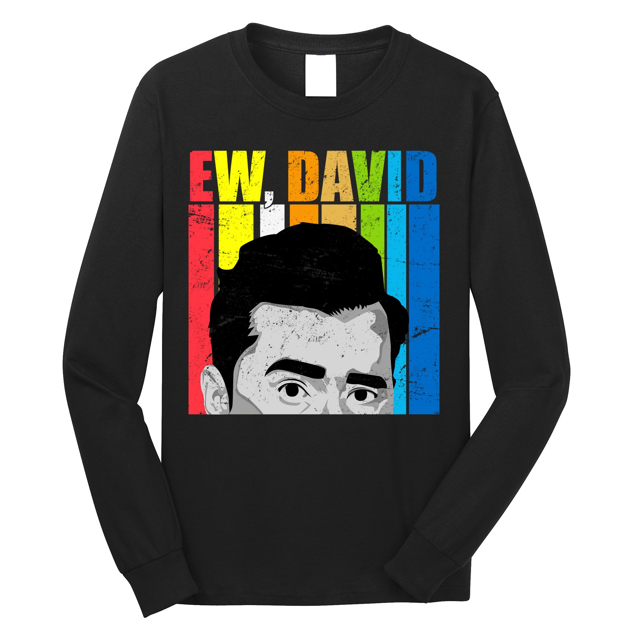 Vintage Ew David Funny Long Sleeve Shirt