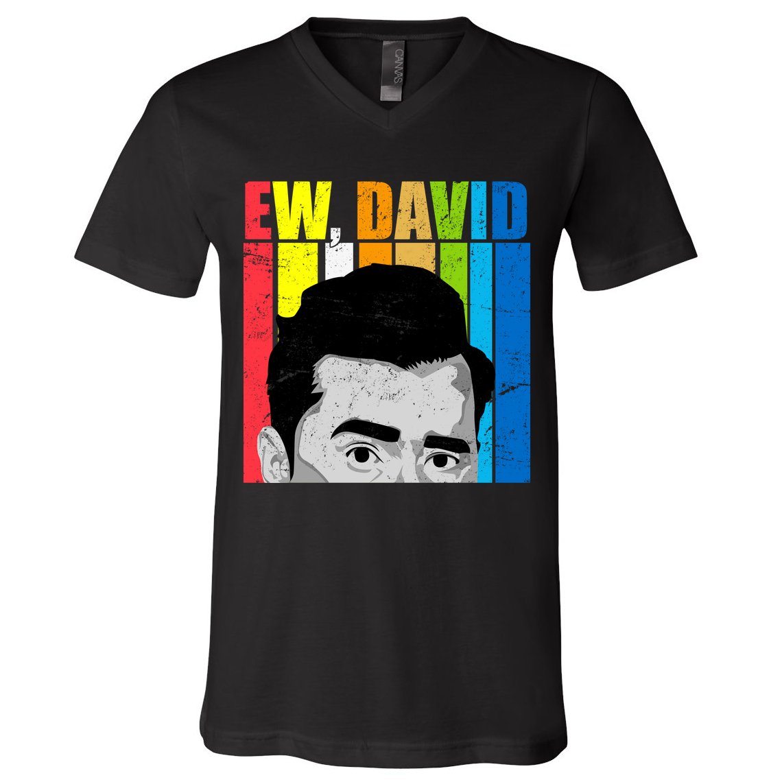 Vintage Ew David Funny V-Neck T-Shirt