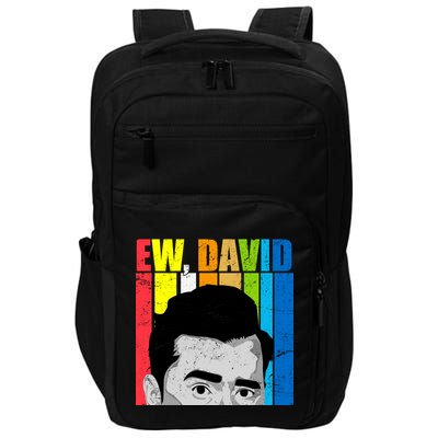 Vintage Ew David Funny Impact Tech Backpack