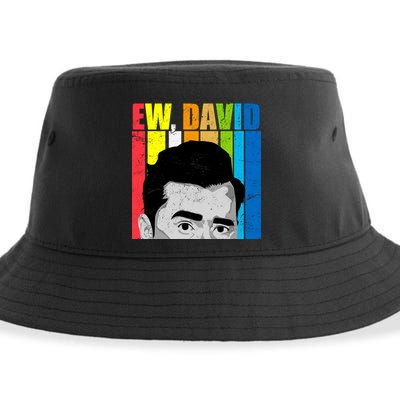 Vintage Ew David Funny Sustainable Bucket Hat
