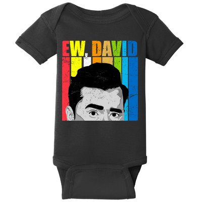 Vintage Ew David Funny Baby Bodysuit