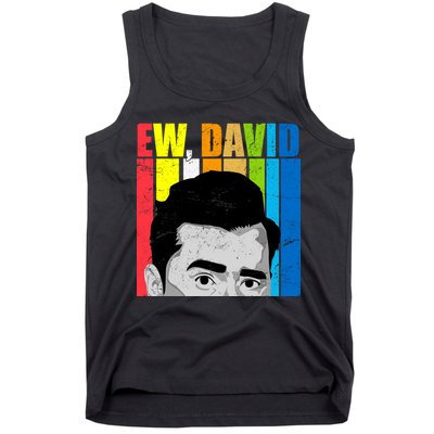 Vintage Ew David Funny Tank Top