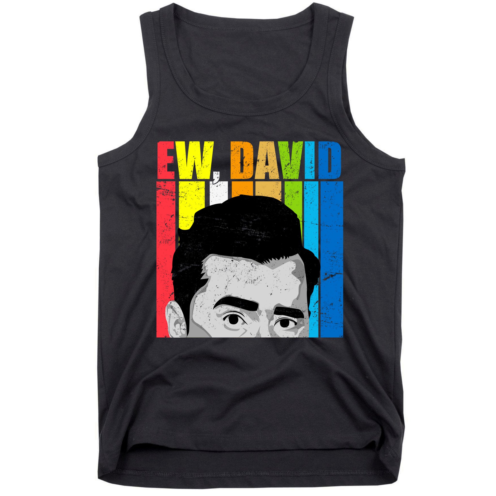 Vintage Ew David Funny Tank Top