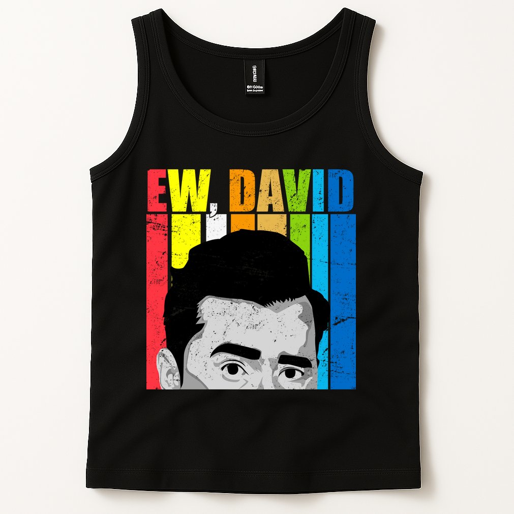 Vintage Ew David Funny Tank Top