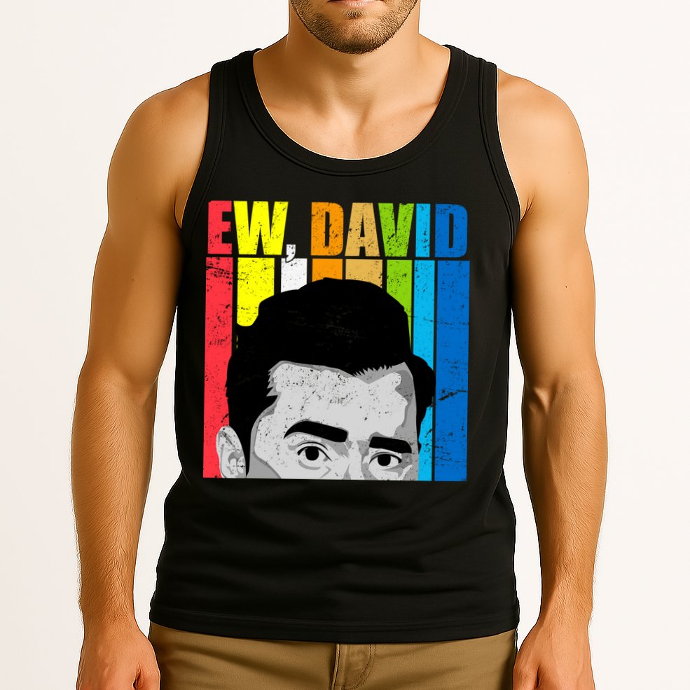 Vintage Ew David Funny Tank Top