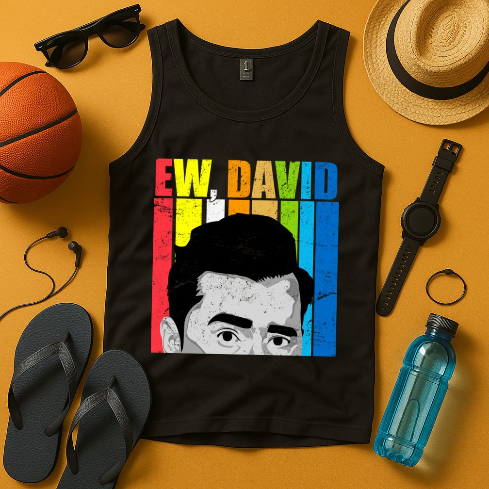 Vintage Ew David Funny Tank Top