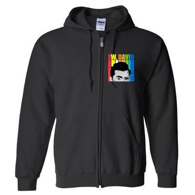 Vintage Ew David Funny Full Zip Hoodie