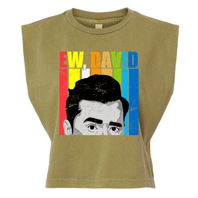 Vintage Ew David Funny Garment-Dyed Women's Muscle Tee