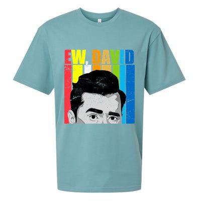 Vintage Ew David Funny Sueded Cloud Jersey T-Shirt